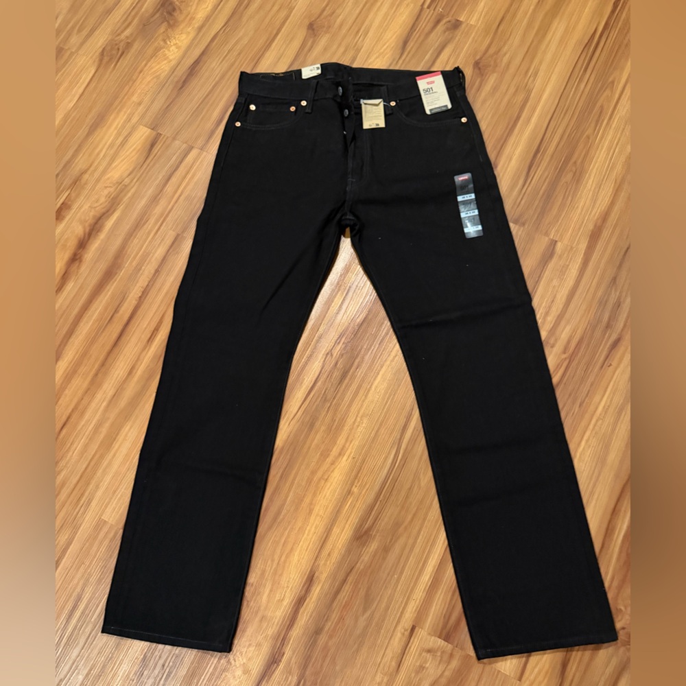 Levi's Men's black 501 Jeans
